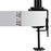 Duronic Monitor Arm Stand desk mounting, fitting surfaces from 0.5cm to 9cm thick.
