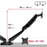Duronic Monitor Arm Stand showing a max height of 50cm and 58cm reach.