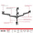 Duronic Monitor Arm Stand showing specifications for screen sizes 15 to 27 inches.