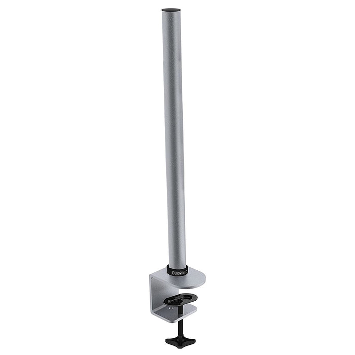 Duronic  Monitor Arm Stand with an adjustable C-clamp for ergonomic office workspace setups.