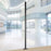 Duronic Monitor stand Pole for multi-monitor setups, shown in a modern office.
