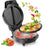 Duronic OM60 electric omelette maker cooking delicious omelette with ingredients like mushrooms, tomatoes, vegetables