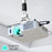 Duronic Projector Mount Stand with adjustable pole holding a projector, supporting up to 30 lbs.