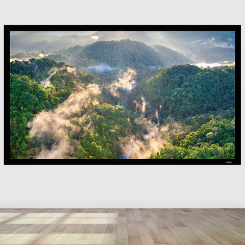Duronic Projector Screen in white background