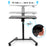 Duronic Projector Stand with 360-degree rotation and a lever-operated height range.
