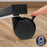 Duronic Projector Stand with lock lever being pressed by a finger on wooden floor.