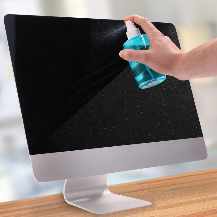 Duronic SCK101 screen cleaner kit with microfibre cloth cleaning apple iMac monitor screen