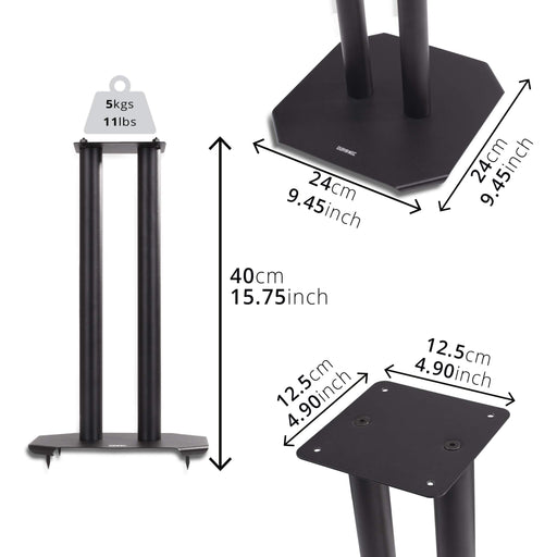 Duronic SPS1022-40 Speaker Stand with weight, height, width and length