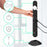 Duronic ST12B extension tower with stand child friendly and surge protection 12 sockets for laptop, tv, phone charging