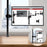 Duronic Single Monitor Stand with full motion swivel and tilt display features.