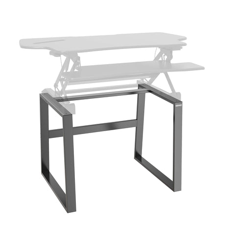 Duronic Sit-Stand Desk Frame support a standing desk converter for ergonomic home offices.