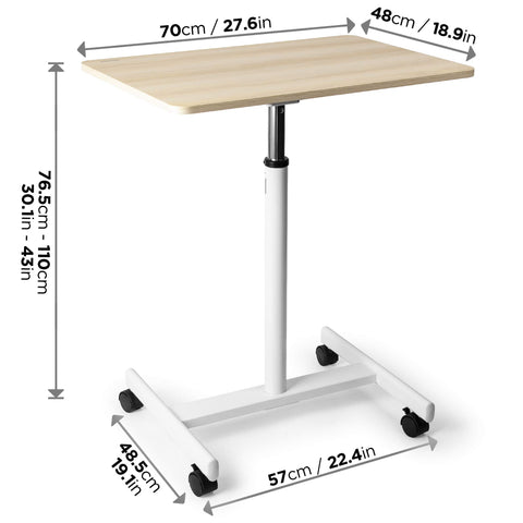 Duronic Sit-Stand Desk WPS67 with Dimension