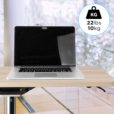 Duronic Sit-Stand Desk WPS67 with weight in LBS and KG