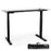 Duronic Sit Stand Desk Frame, shown with a digital memory control panel.