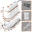 Duronic Steam Irons dimensions and accessories: storage bag, measuring cup, and 2m power cord.