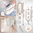 Duronic Steam Irons showing 180-degree rotating handle for vertical and horizontal steaming.