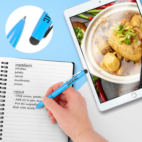 Duronic Stylus Pens used in writing a recipe