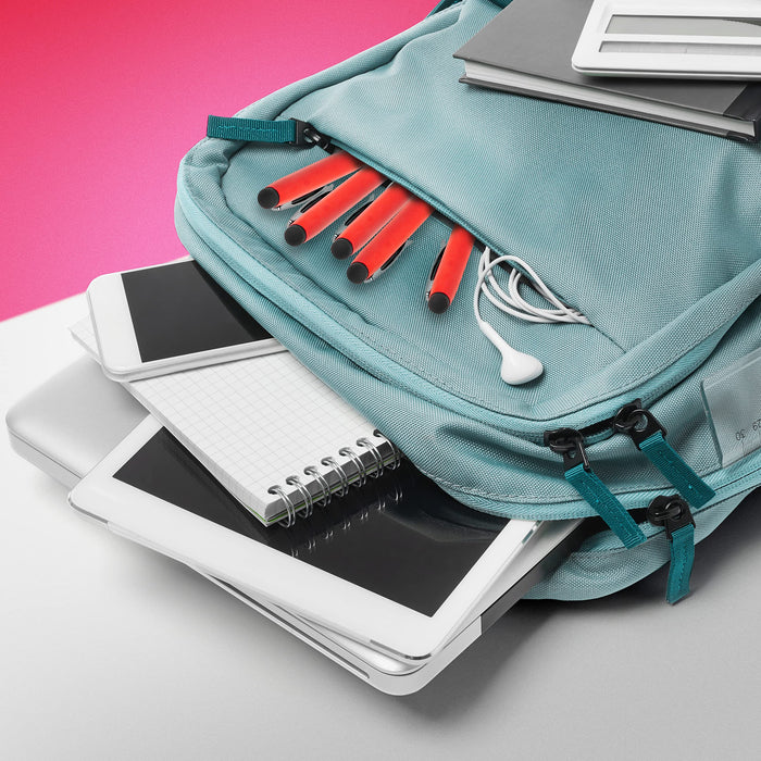 Duronic Stylus Pens with tech gadgets, notebooks.