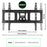 Duronic TVB109M TV Bracket with built-in bubble level, showing adjustable VESA dimensions up to 600x400mm.