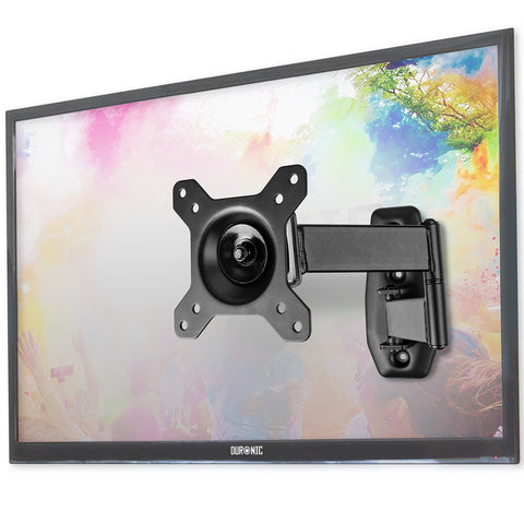 Duronic TV Bracket overlaid on a flat-screen television display.