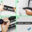 Duronic TV Bracket showing how to level, drill, and screw a black metal TV wall mount.