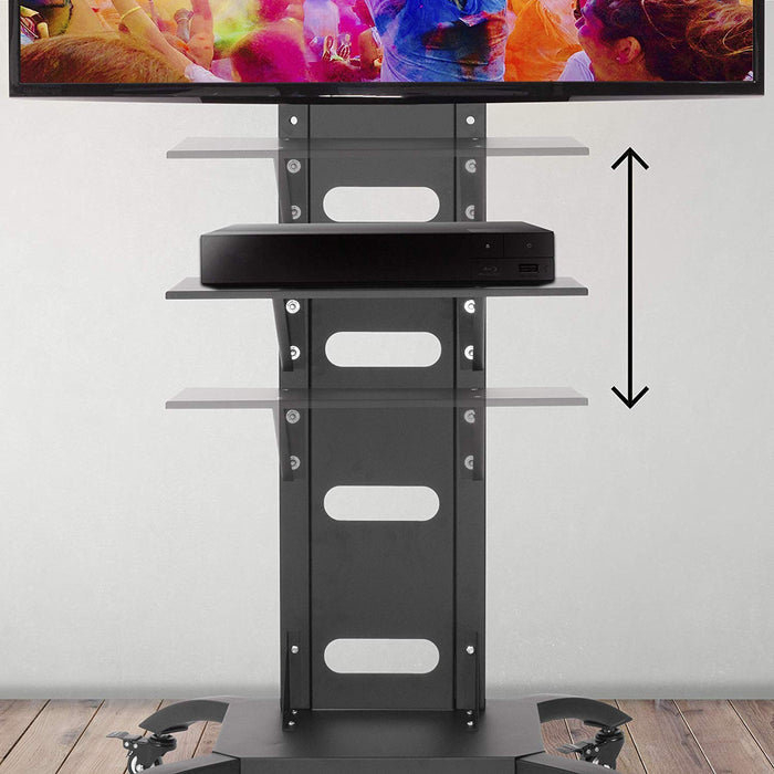 Duronic TV Mount Stand Bracket holding a media player.