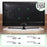 Duronic TV Wall Bracket Mount showing VESA mounting holes with included M8, M6, M5, and M4 screws.