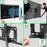 Duronic TV Wall Bracket manual for installing a secure TV wall mount with a locking security bar.