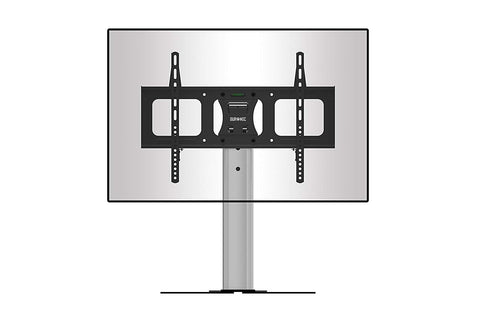 Duronic TV Wall Mount Stand with adjustable black brackets, central pillar, and wide base.