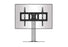Duronic TV Wall Mount Stand with adjustable black brackets, central pillar, and wide base.