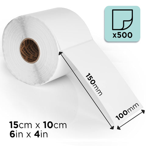 Duronic Thermal Labels with dimension