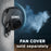 Duronic Wall Fan with black Duronic fan cover