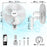 Duronic Wall Mounted Fan with dimensions, remote control, mounting hardware, and 80cm power cord diagram.