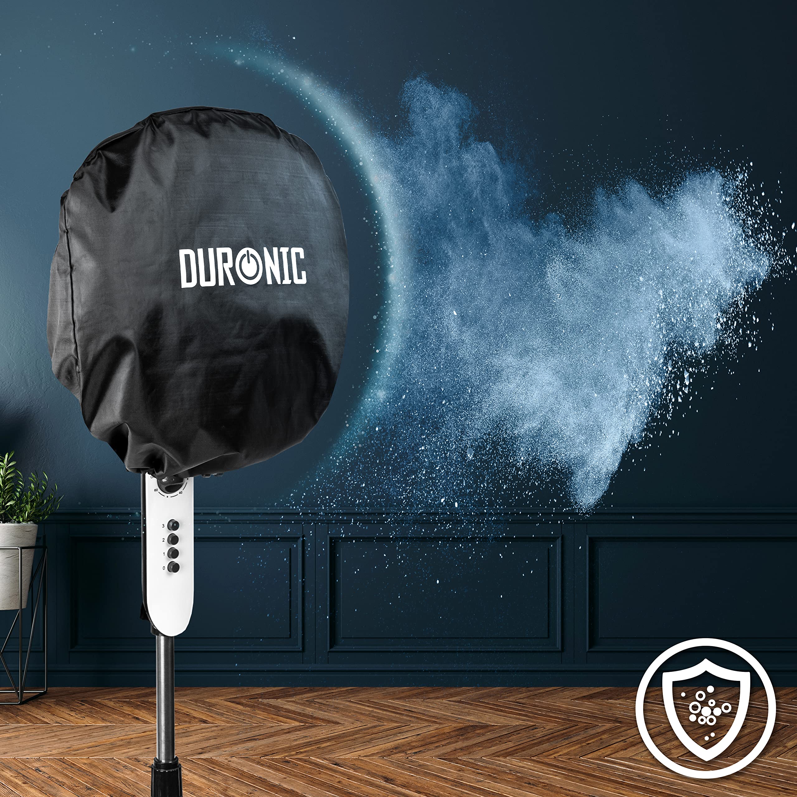 Duronic fan cover protection from dust and debris when not in use